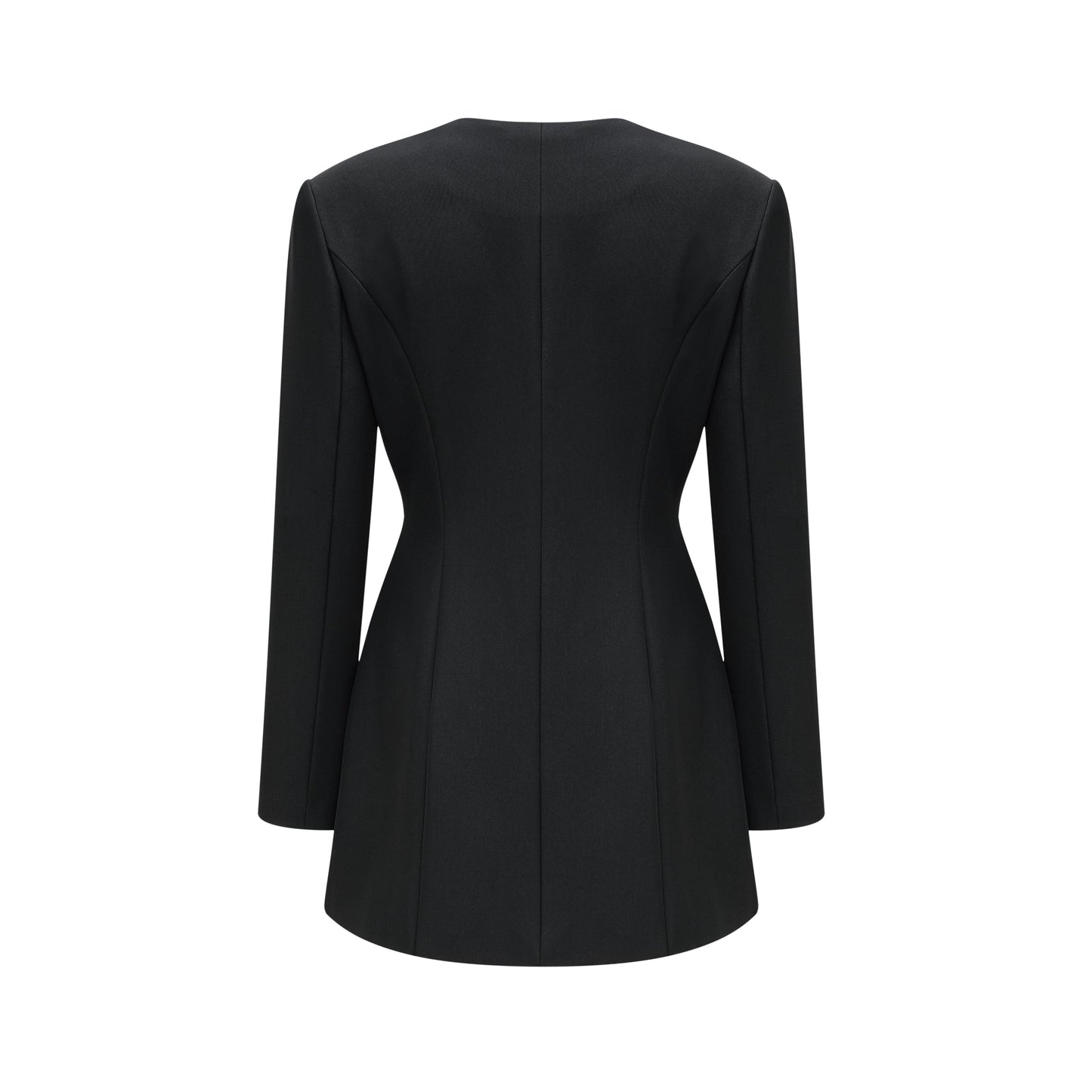 Fionnghuala Black Crystal Embellished Mini Dress