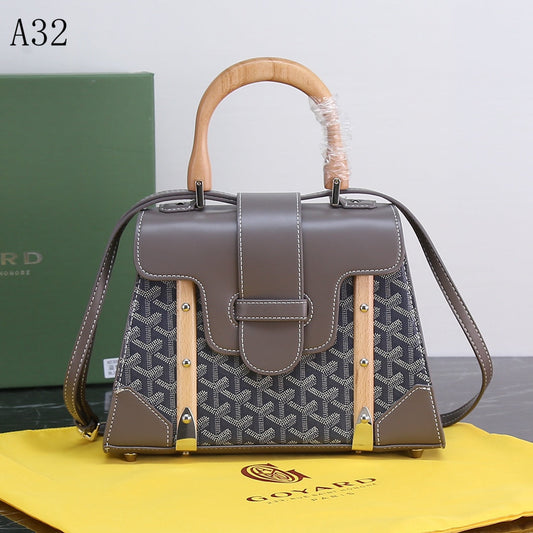 GOYARD SAIGON PM BAG GREY 20CM