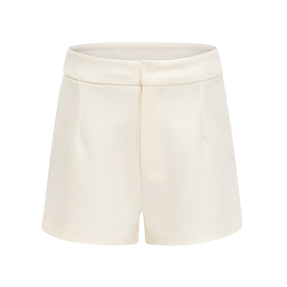 Iselin crystal-embellished jacket & shorts matching set
