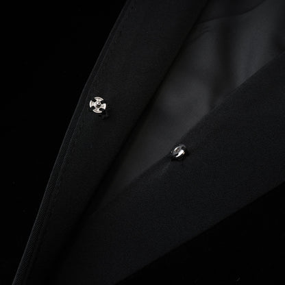Mireille black panelled jacket