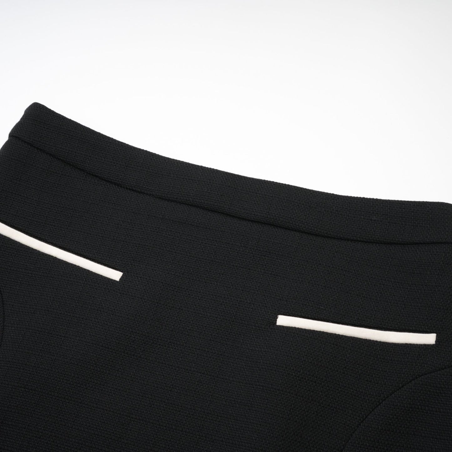 Odile black jacket & skirt matching set