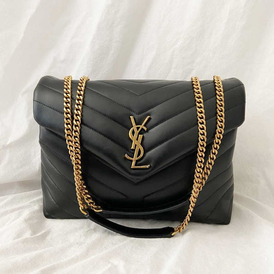 Saint Laurent Lou medium quilted leather shoulder bag