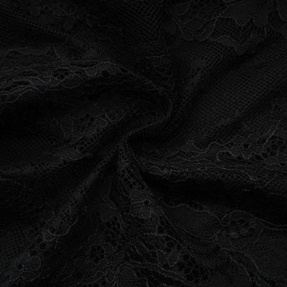 Sylvie black faux-pearl embellished mini dress