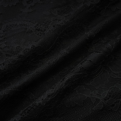 Sylvie black faux-pearl embellished mini dress