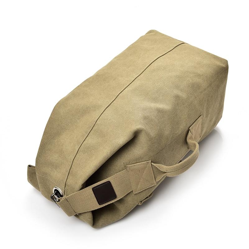 'The Military' - Canvas Duffel Backpack