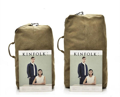 'The Military' - Canvas Duffel Backpack