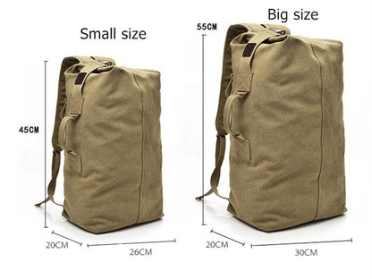 'The Military' - Canvas Duffel Backpack