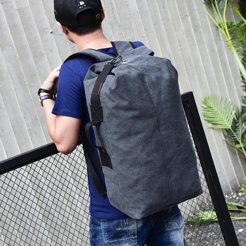 'The Military' - Canvas Duffel Backpack