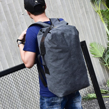 'The Military' - Canvas Duffel Backpack